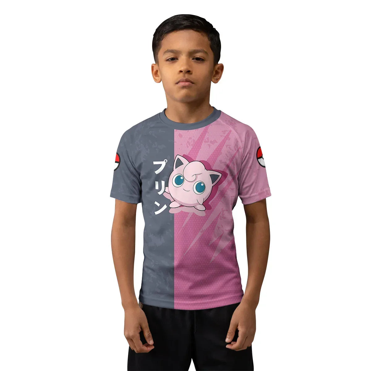 Pokemon Jigglypuff Love Singing Kids Rash Guard