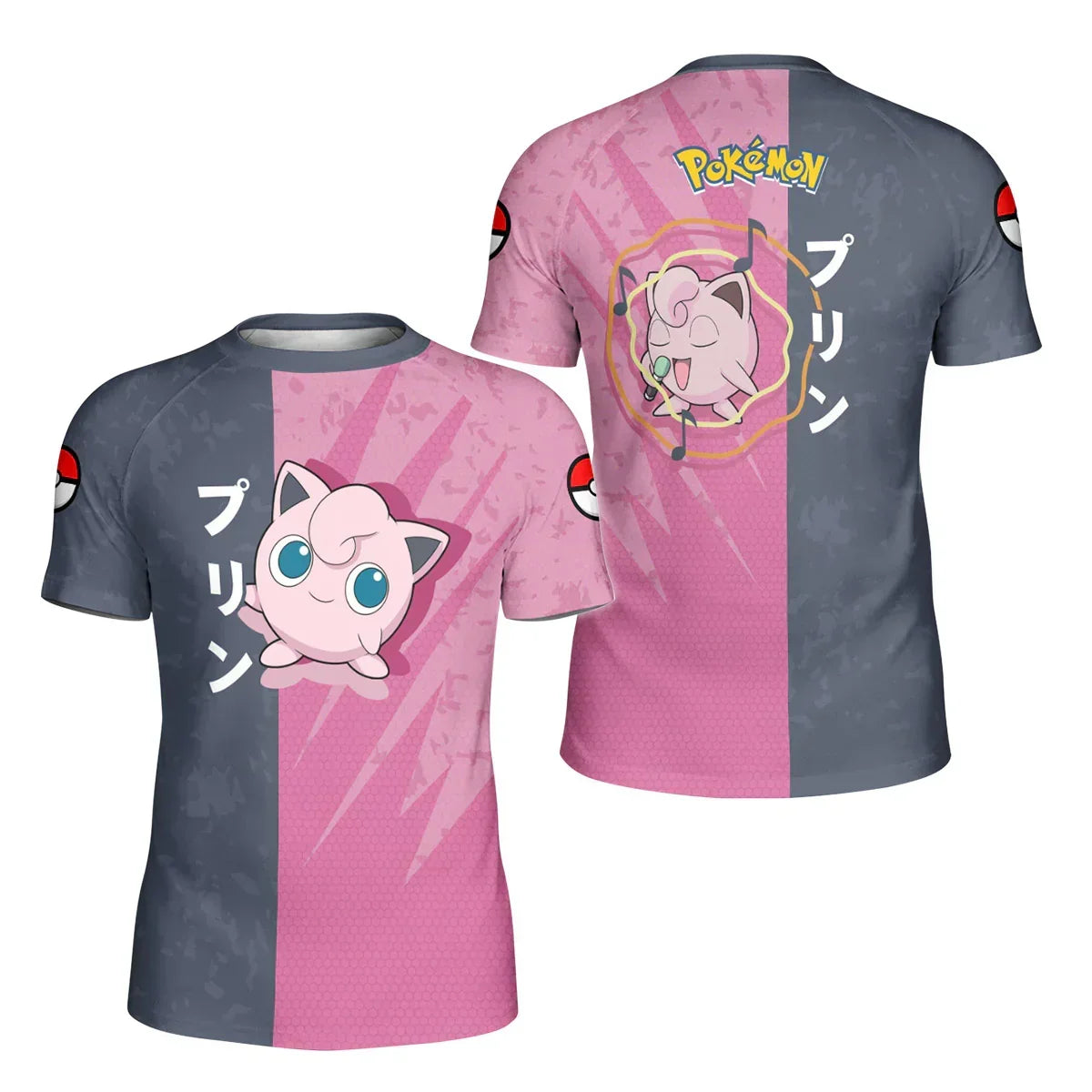 Pokemon Jigglypuff Love Singing Kids Rash Guard