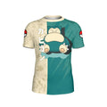 Pokemon Lazy Snorlax Kids Rash Guard