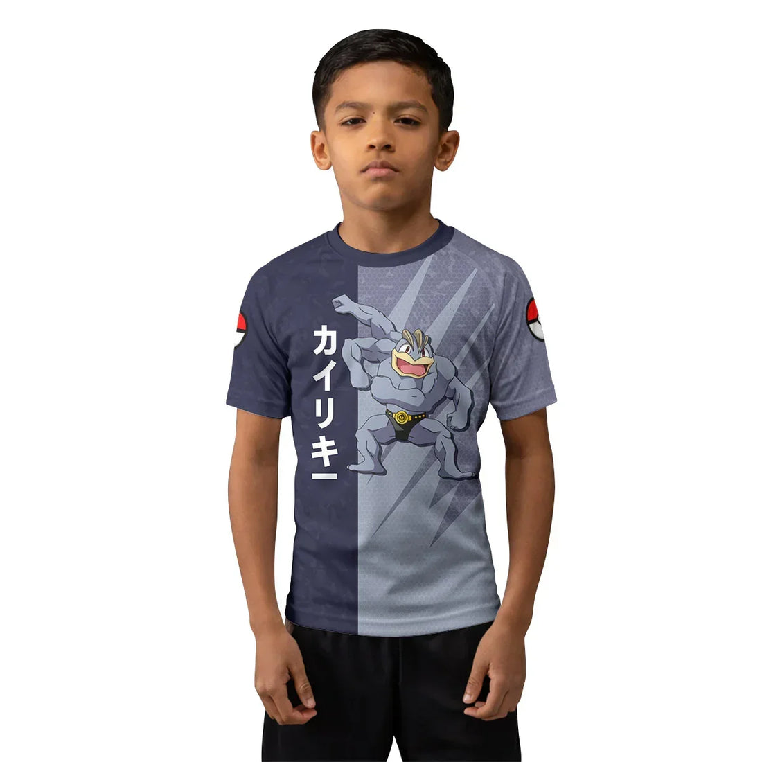 Pokemon Machamp Kids Rash Guard