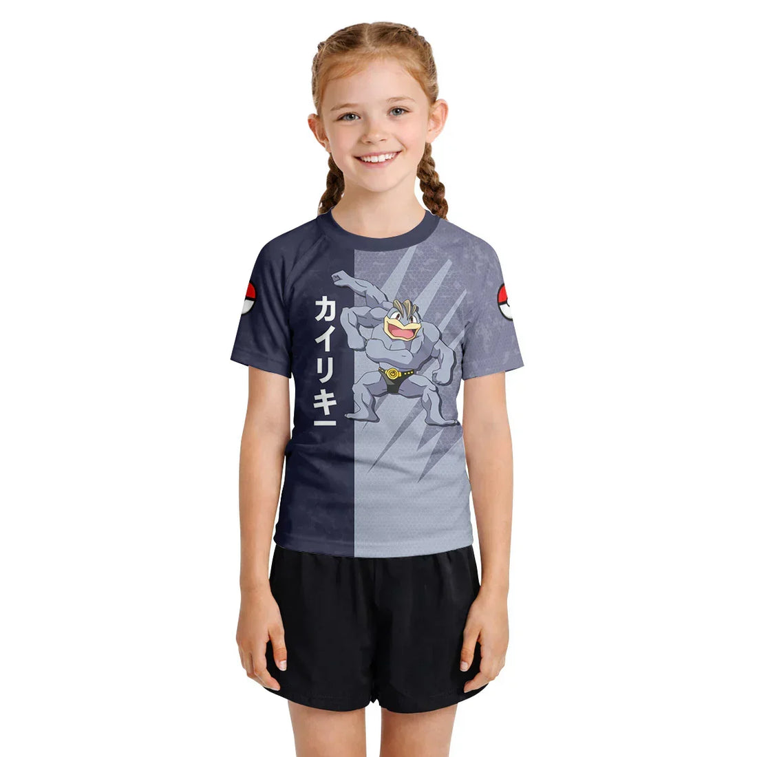 Pokemon Machamp Kids Rash Guard