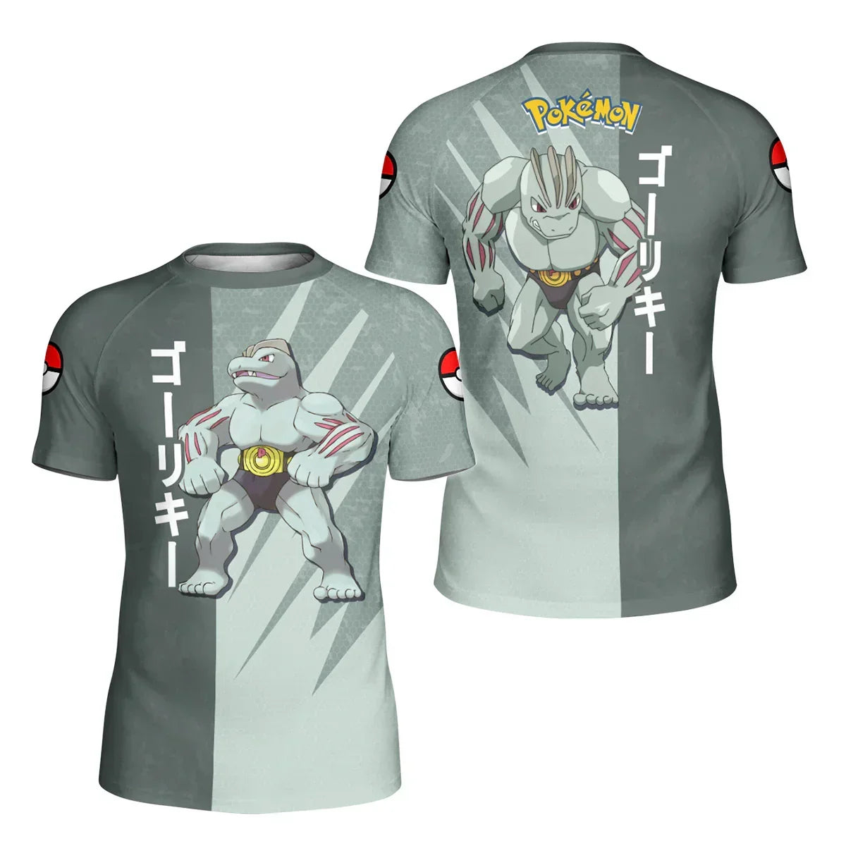 Pokemon Machoke Kids Rash Guard