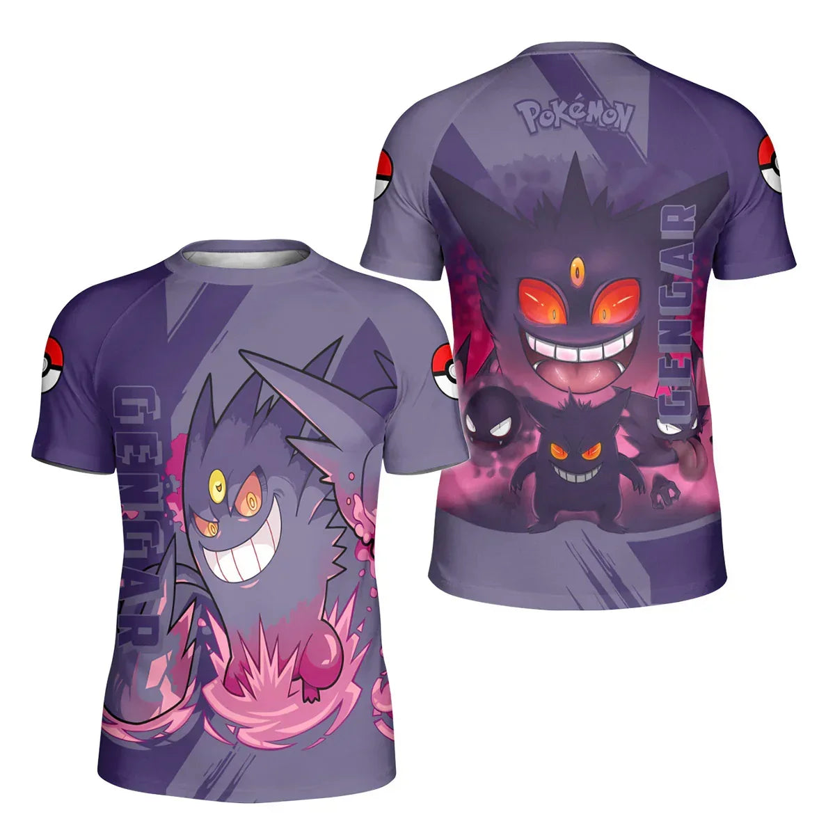 Pokemon Mega Gengar Kids Rash Guard