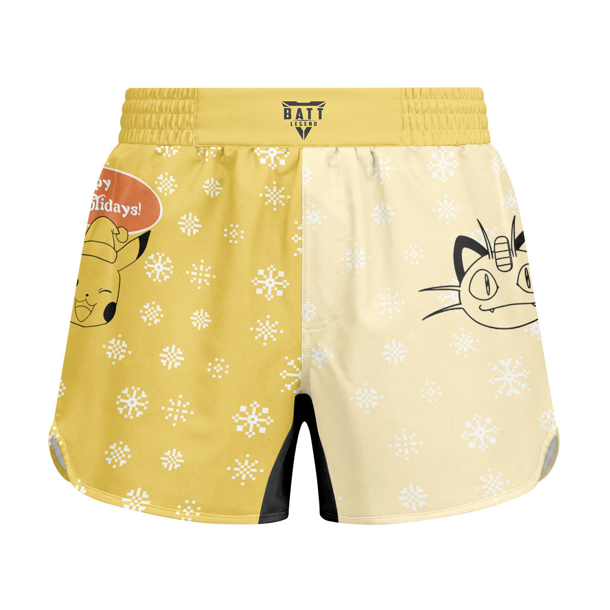 Pokemon Merry Christmas Kids Grappling Shorts