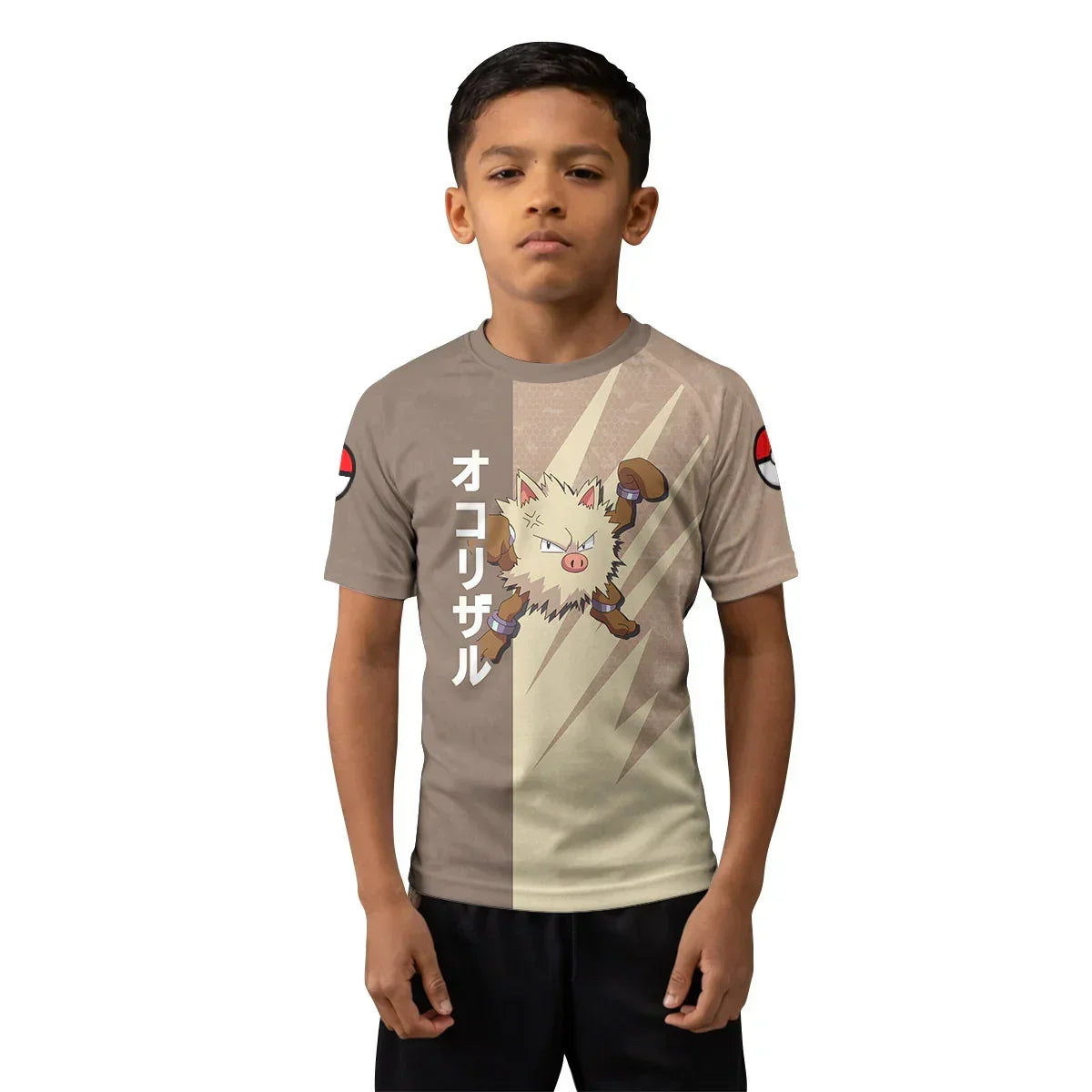 Pokemon Primeape Kids Rash Guard