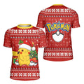 Pokemon Santa Pikachu Kids Rash Guard