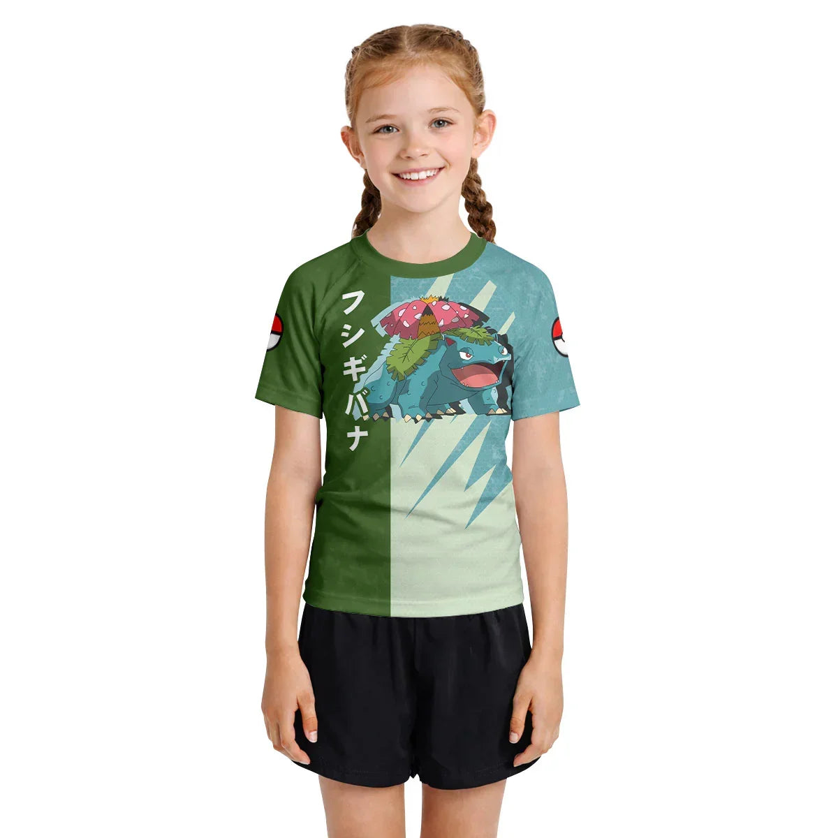 Pokemon-Venusaur-Vine-Whip-Kids-Rash-Guard