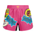 Pop Art Rocket Energy Pink Kids Grappling Shorts