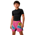 Pop Art Rocket Energy Pink Kids Grappling Shorts