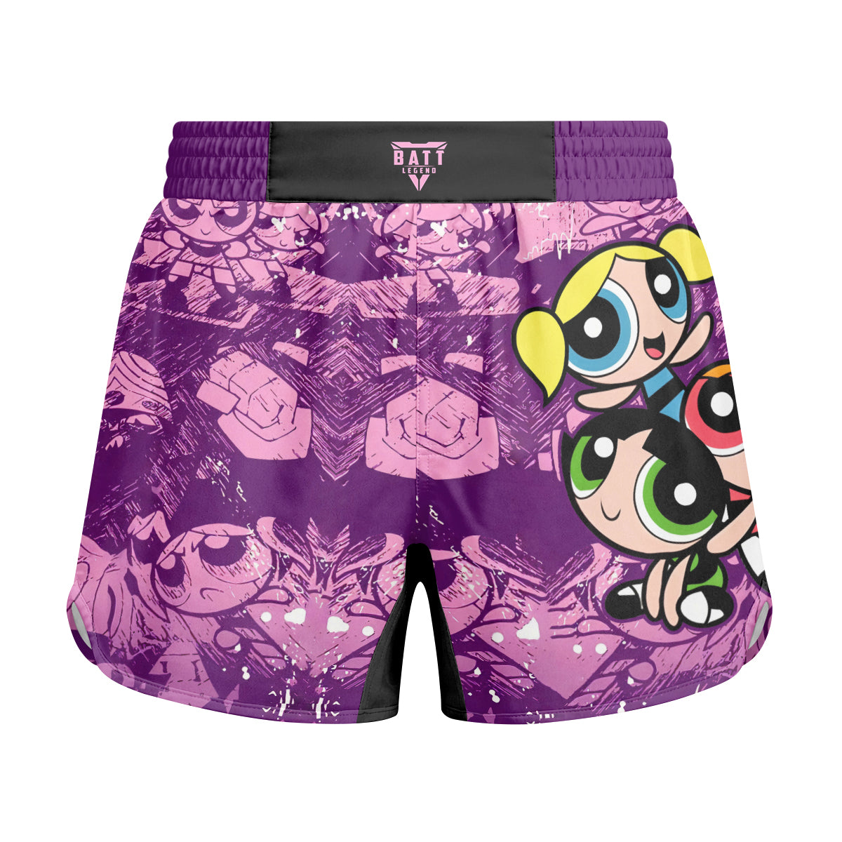 Powerpuff Girl Trio Violet Kids Grappling Shorts