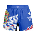 Puerto Rican Spirit Shield Kids Grappling Shorts
