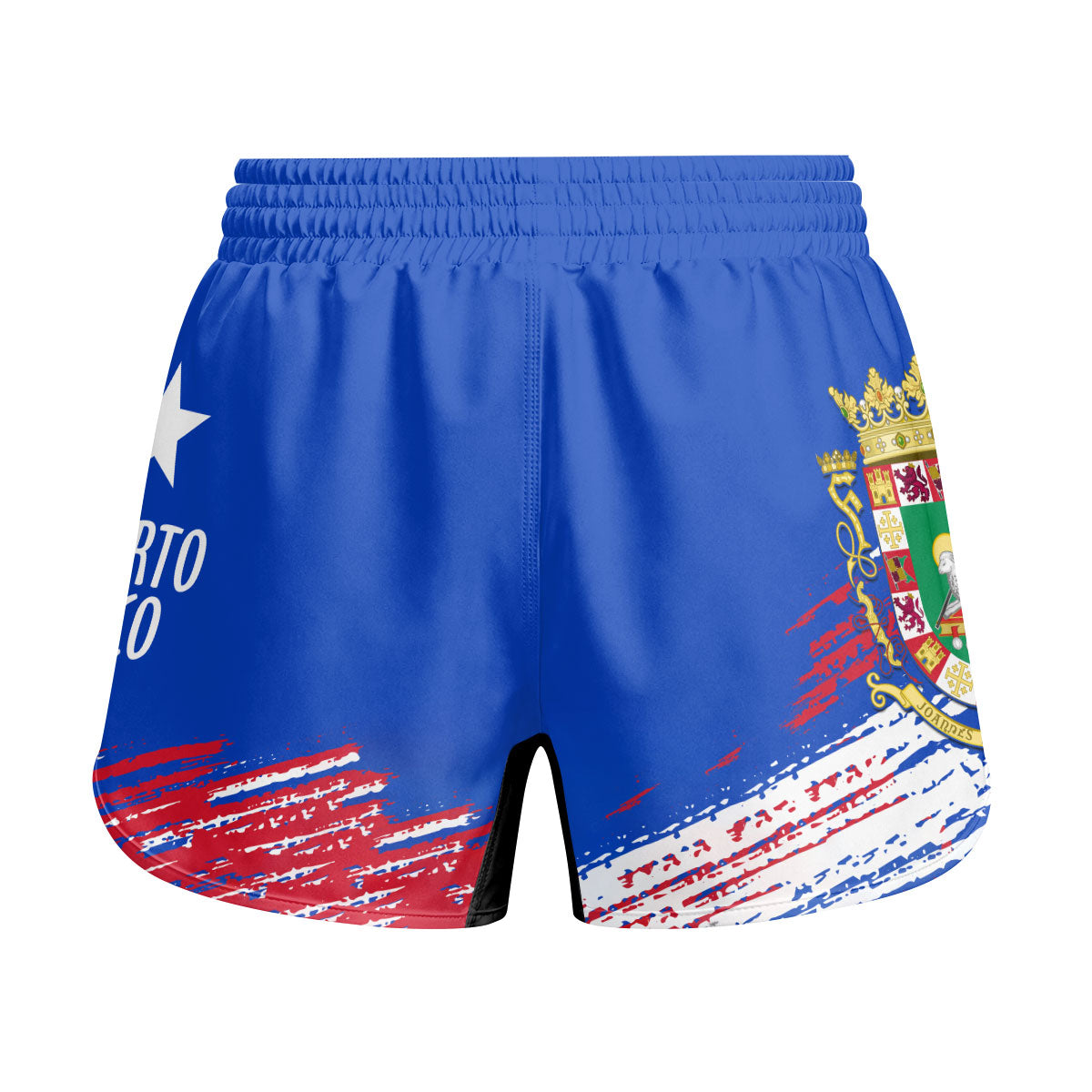 Puerto Rican Spirit Shield Kids Grappling Shorts