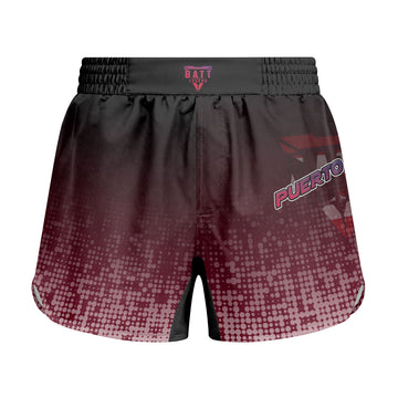 Puerto Rico Halftone Kids Grappling Shorts