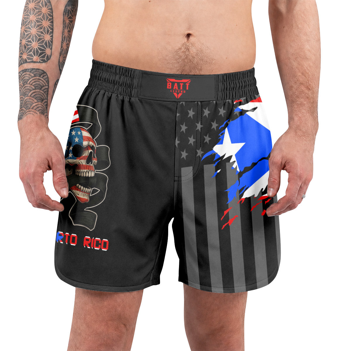 Puerto Rico Phantom Division Grappling Shorts