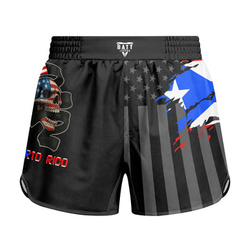 Puerto Rico Phantom Division Kids Grappling Shorts