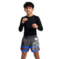 Puerto Rico Skull Fighter Kids Grappling Shorts