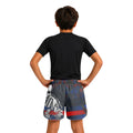 Puerto Rico Skull Fighter Kids Grappling Shorts
