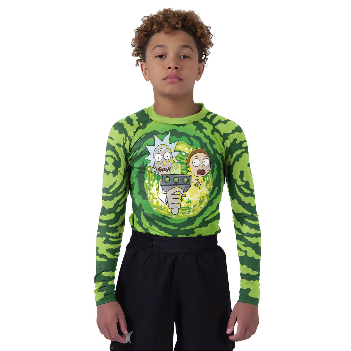 Rick And Morty Kids Rash Guard