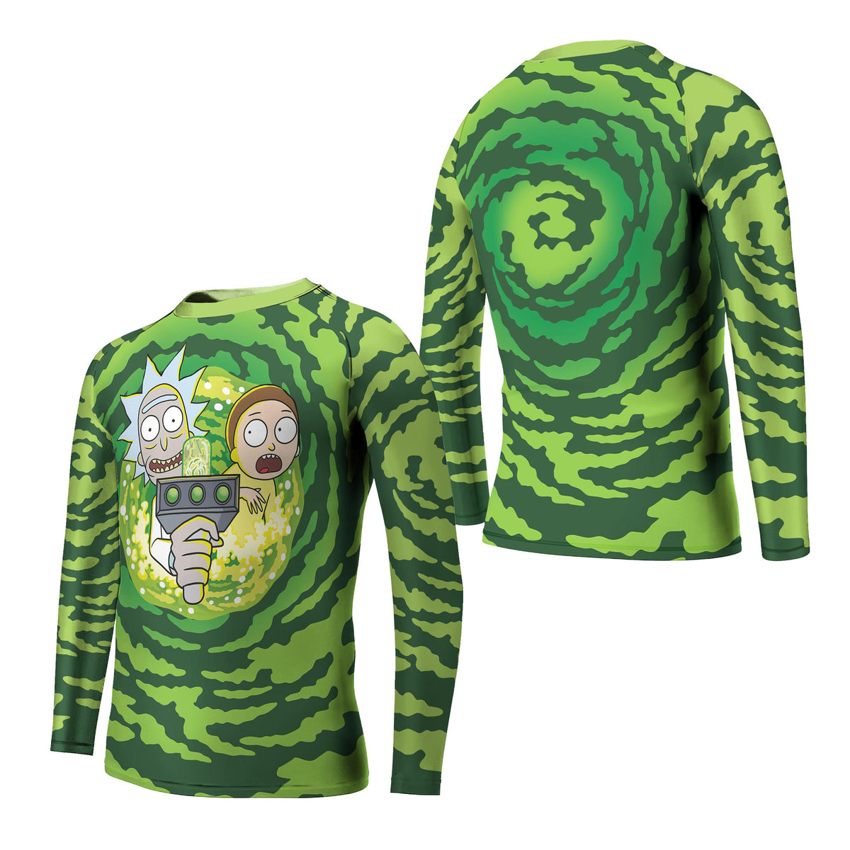Rick And Morty Kids Rash Guard