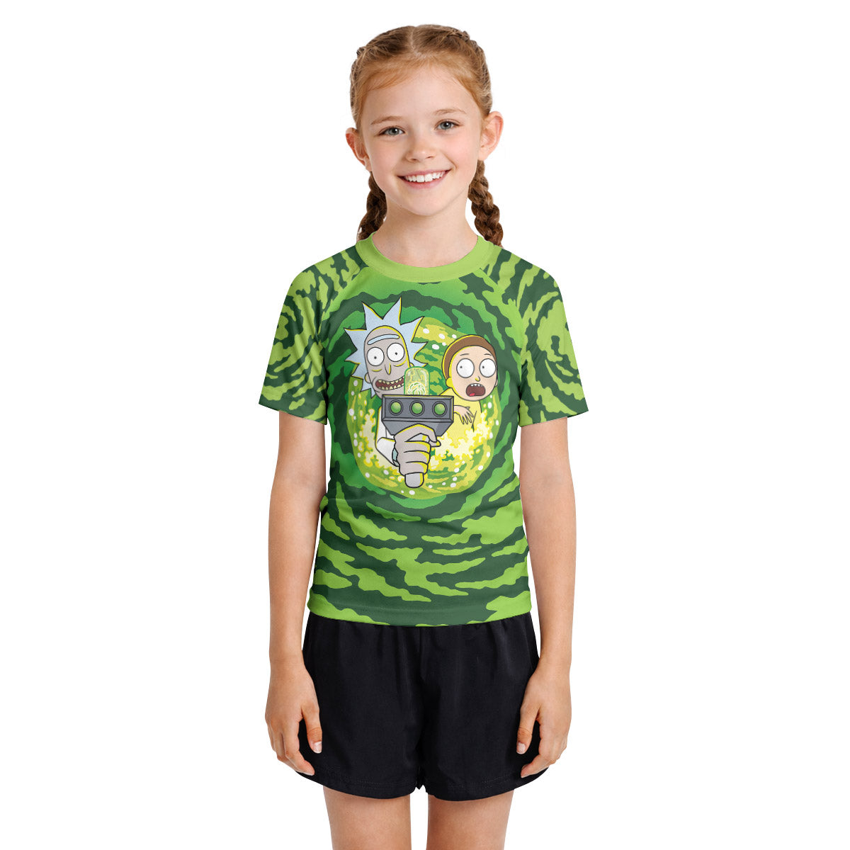Rick And Morty Kids Rash Guard