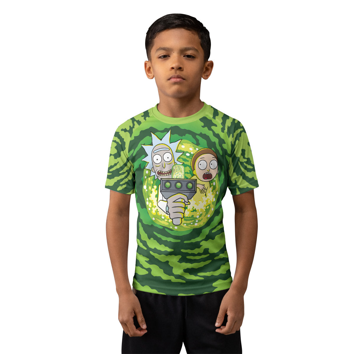 Rick And Morty Kids Rash Guard
