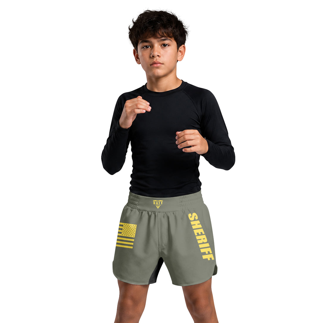 Sheriff's Office Star Kids Grappling Shorts