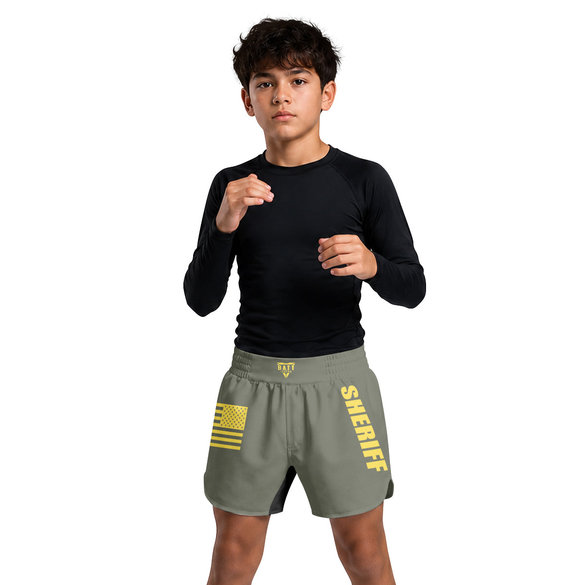 Sheriff's Office Star Kids Grappling Shorts