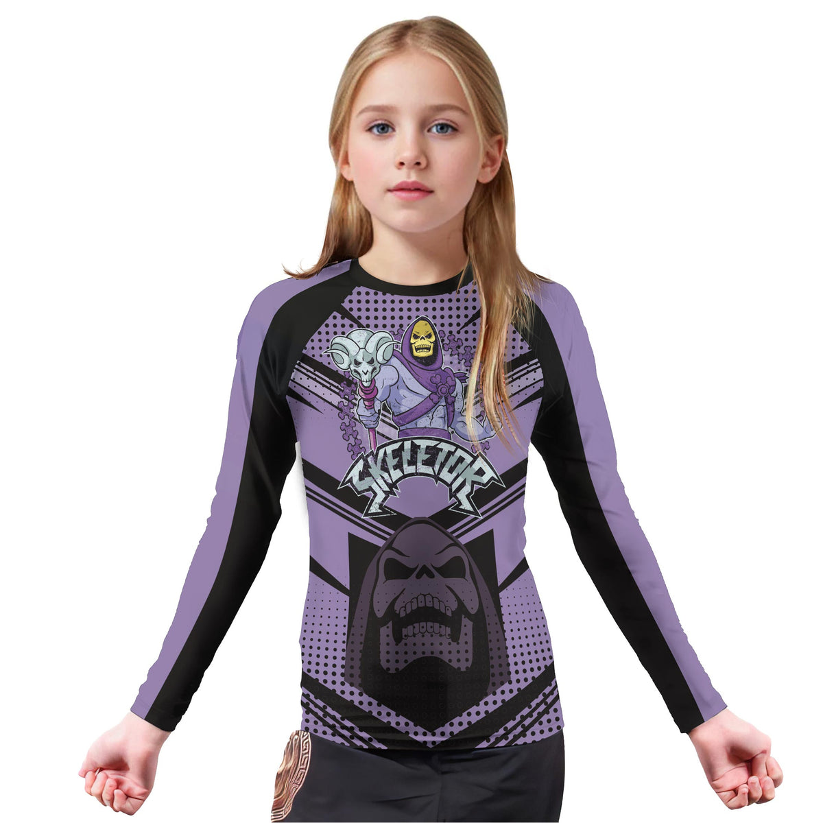 Skeletor's Masters Kids Rash Guard