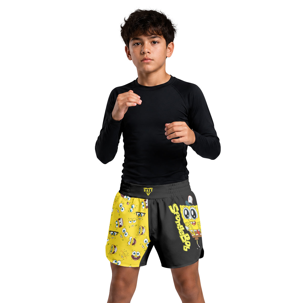 Spongebob Jiu Jitsu Kids Grappling Shorts