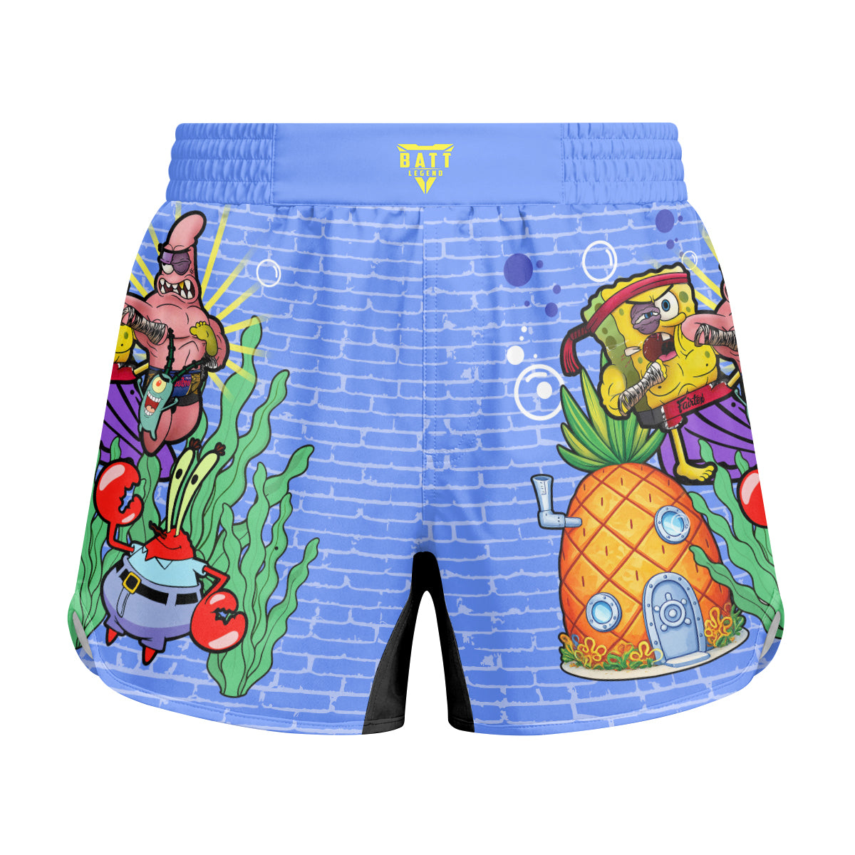 SpongeBob Sea Warrior Kids Grappling Shorts