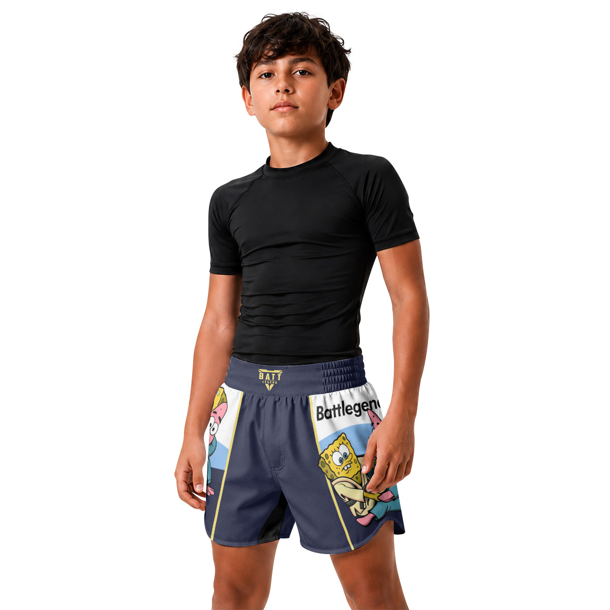 SpongeBob SquarePants Jiu Jitsu Kids Grappling Shorts