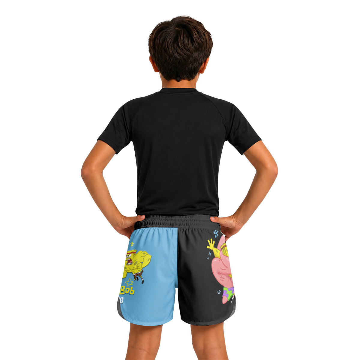 SpongeBob Versus Patrick Kids Grappling Shorts