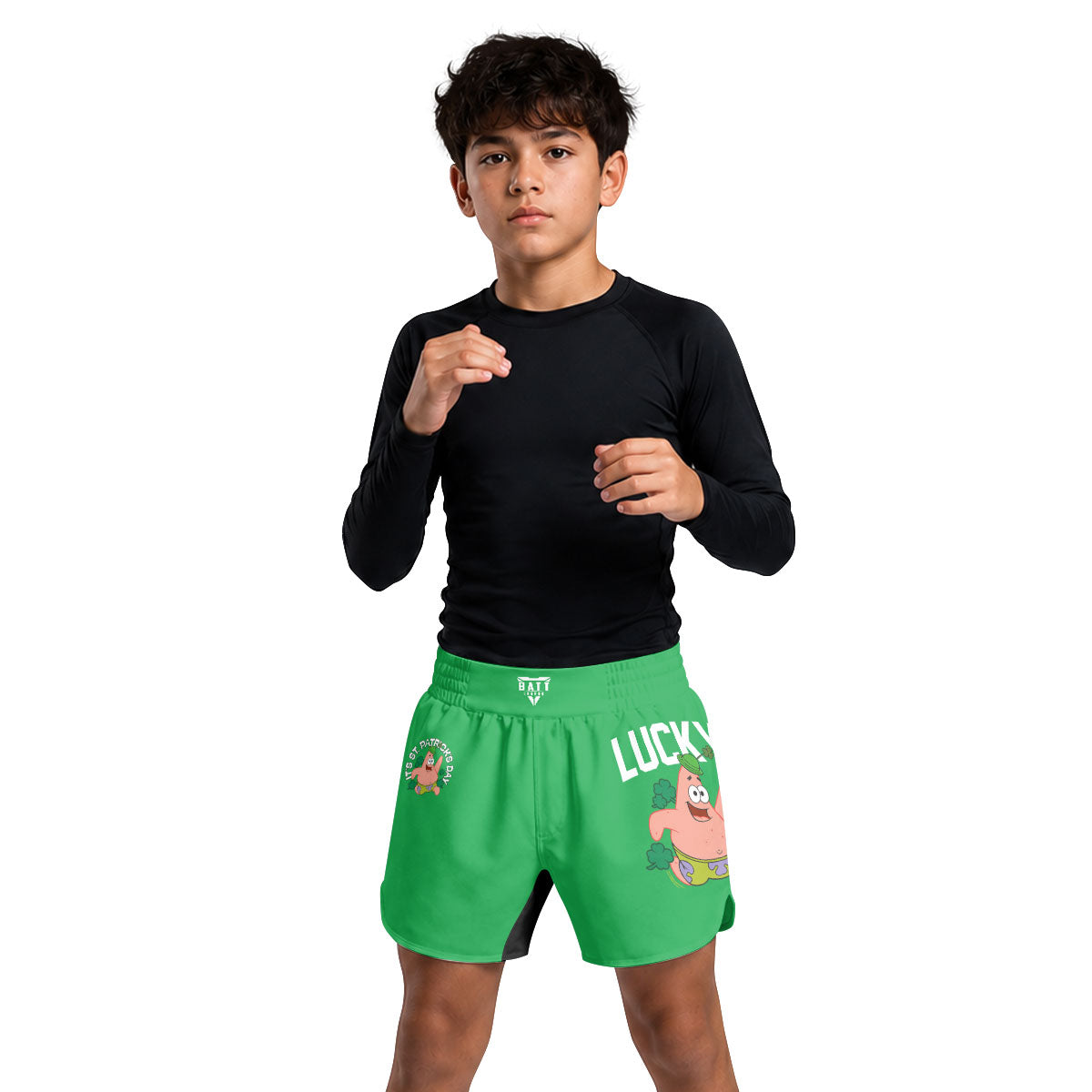 ST Patrick Day Kids Grappling Shorts
