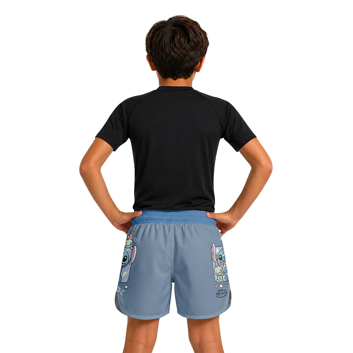 Stitch and Friends Kids Grappling Shorts