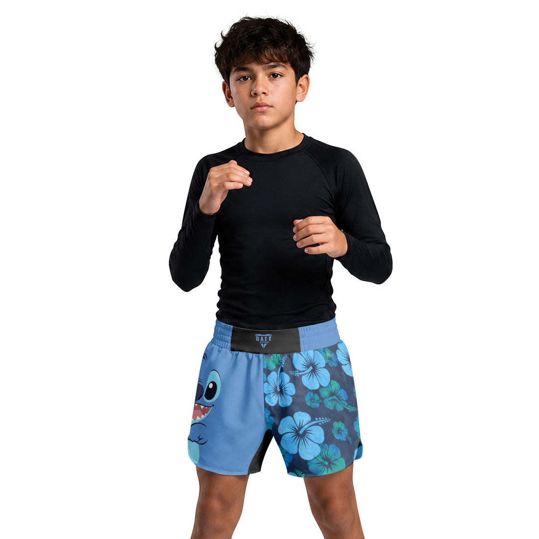 Stitch Face Kids Grappling Shorts