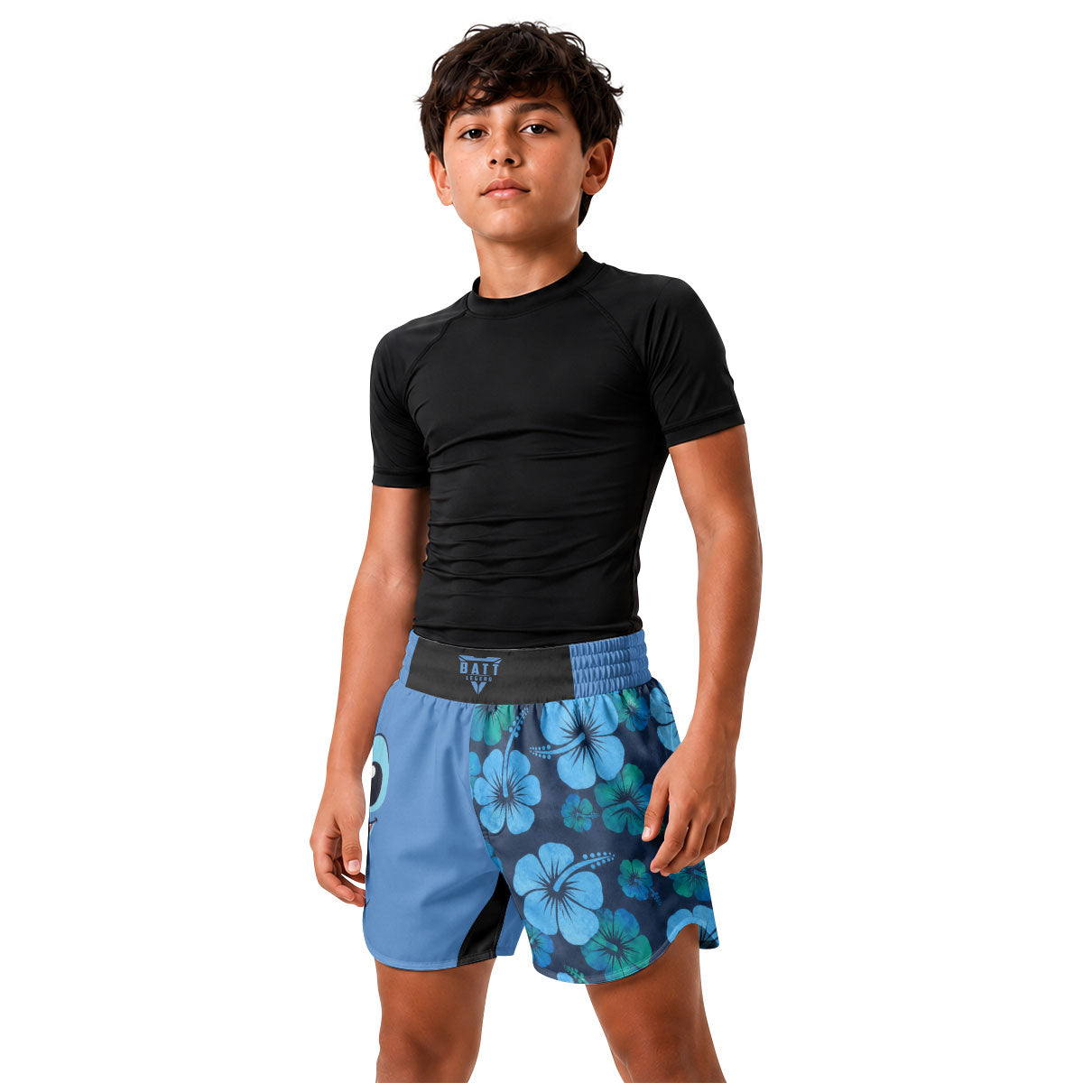 Stitch Face Kids Grappling Shorts