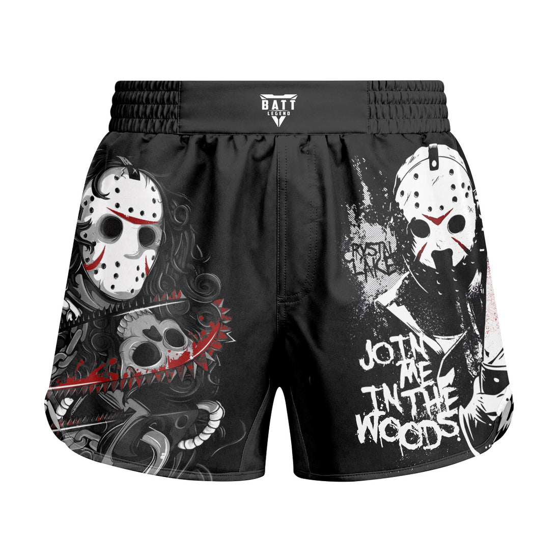 Straight Outta Crystal Lake Kids Grappling Shorts