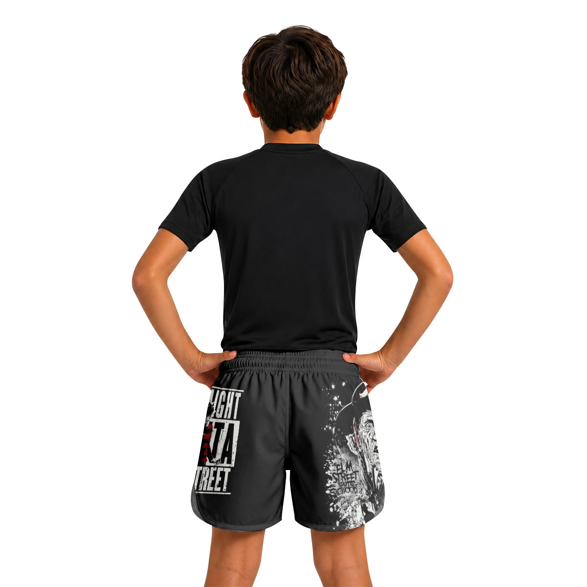 Straight Outta Elm Street Kids Grappling Shorts