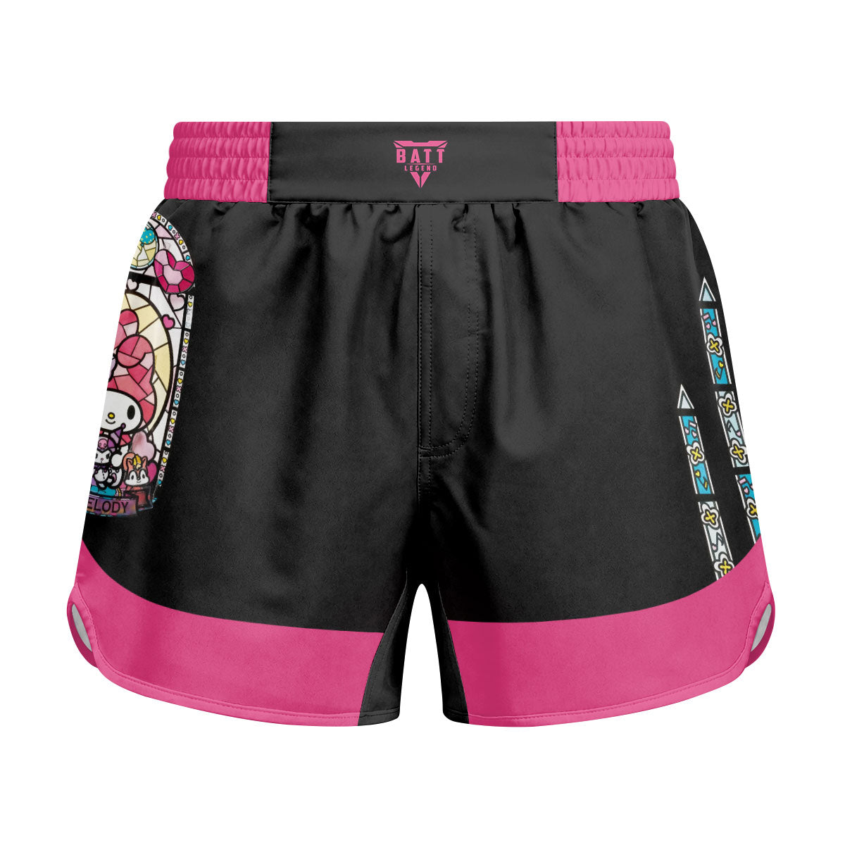 Sweet Melody Angel Glow Kids Grappling Shorts