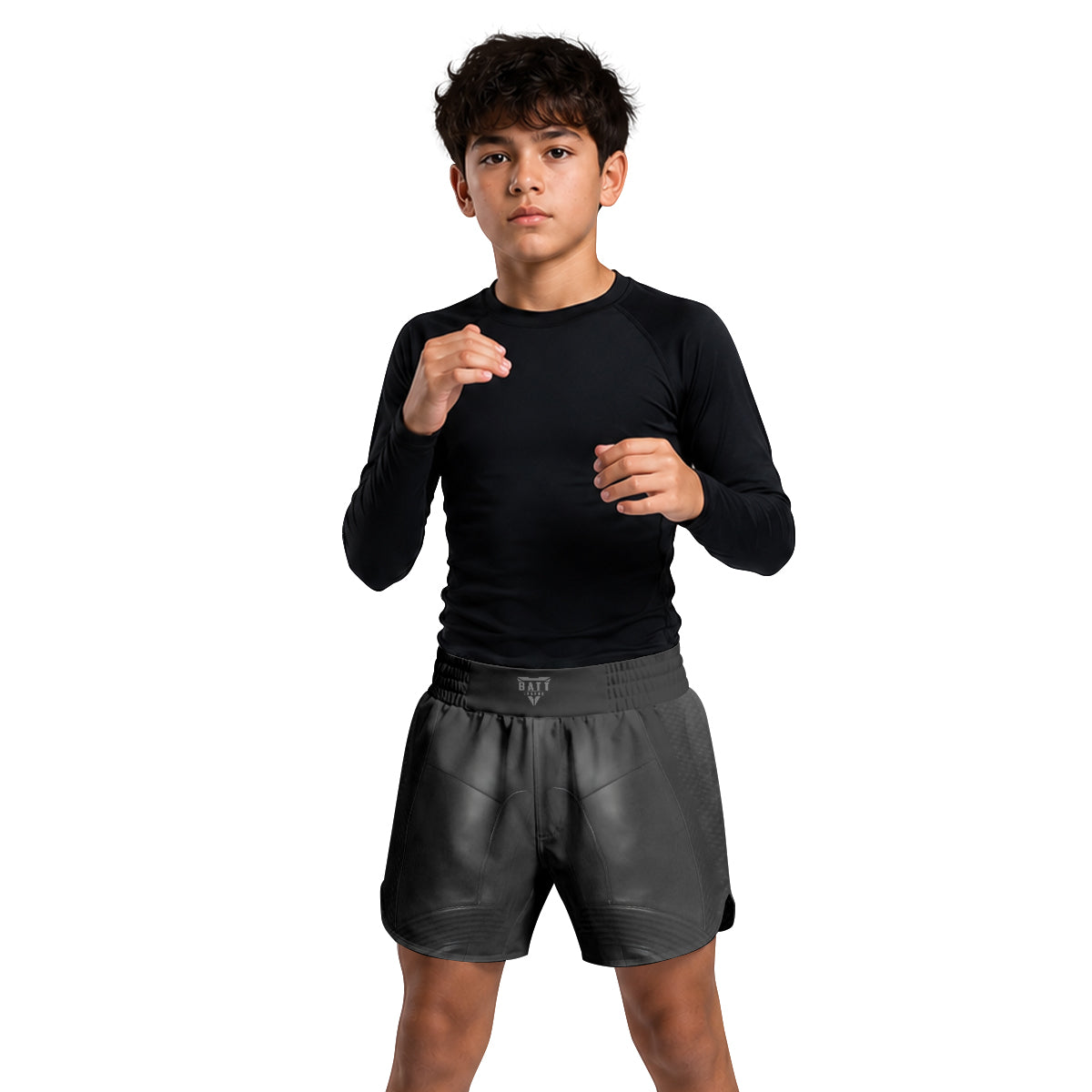 The Boys Black Noir Cosplay Kids Grappling Shorts