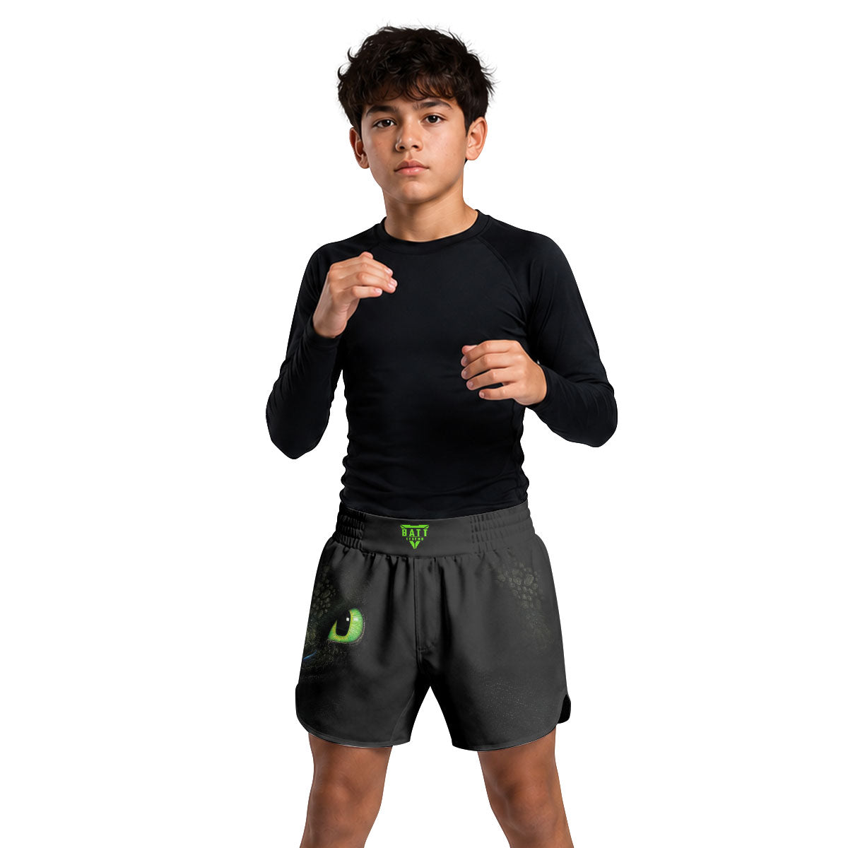 Toothless Face Kids Grappling Shorts