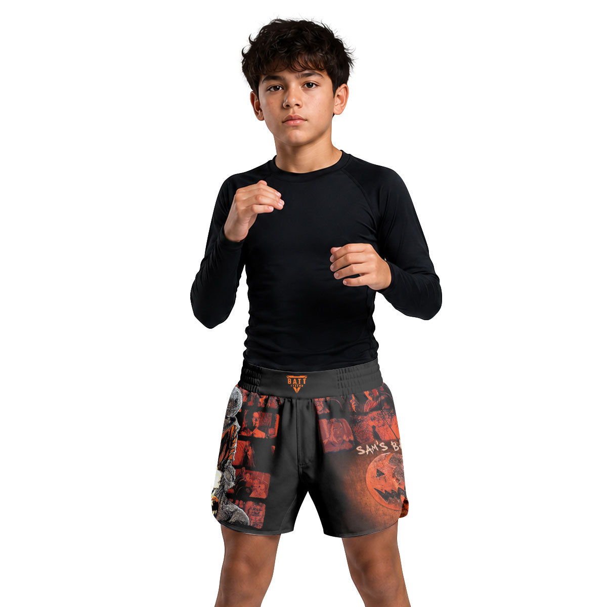 Trick 'r Treat Sam's Back Kids Grappling Shorts