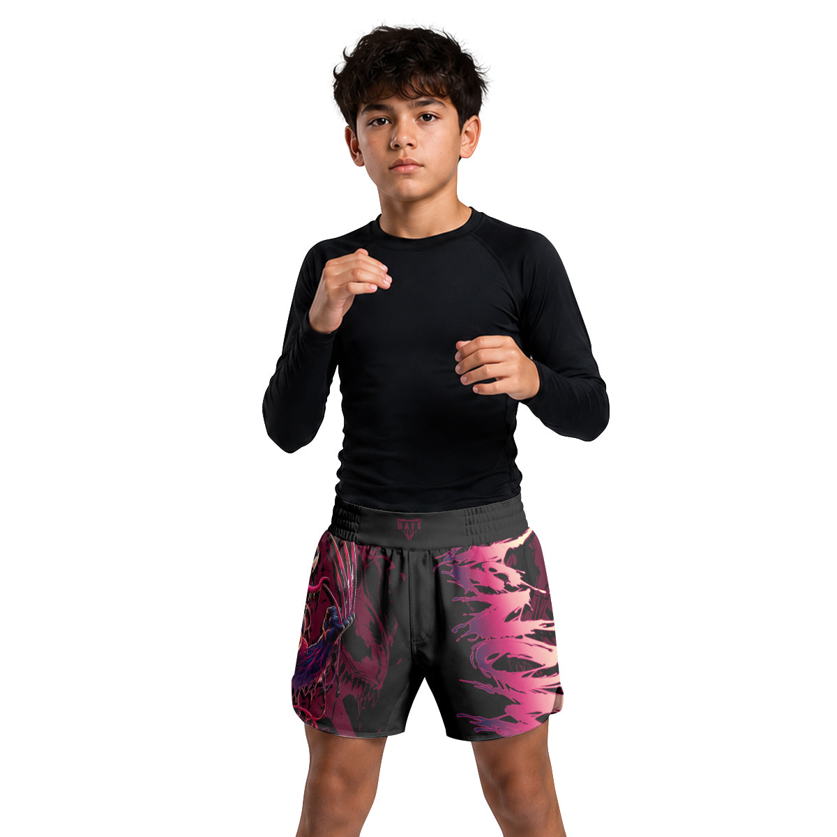 Venom The Anti-Hero Kids Grappling Shorts