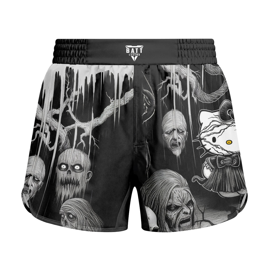Wednesday Kitty Kids Grappling Shorts