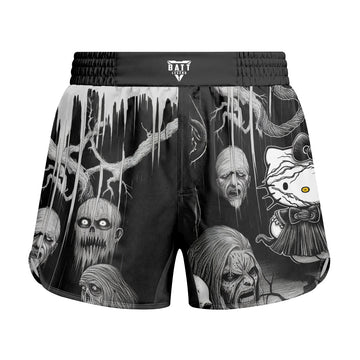 Wednesday Kitty Kids Grappling Shorts