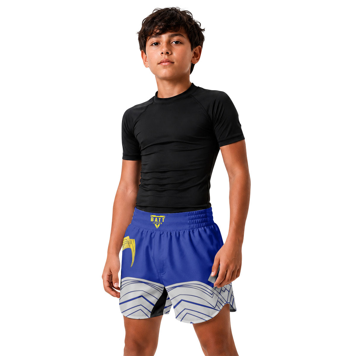 Wonder Woman Armor Kids Grappling Shorts