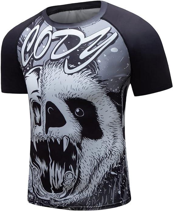 Wild Panda Short Sleeve Rash Guard