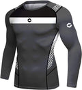 Grey Basic Martial Art Long Sleeve Rash Guard