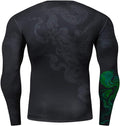Chinese Green Turtle Long Sleeve Rash Guard
