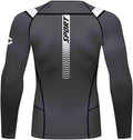 Grey Basic Martial Art Long Sleeve Rash Guard